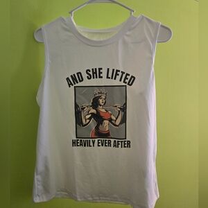 Graphic Work-out Tank Top